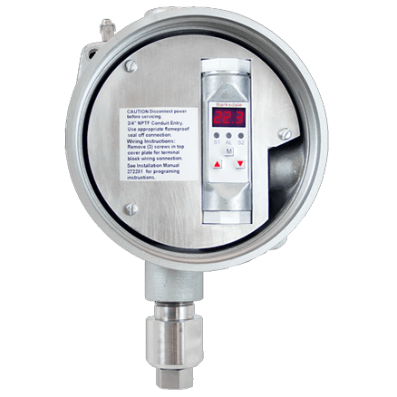 Barksdale Explosion Proof Electronic Pressure Switch, UDS7-BX